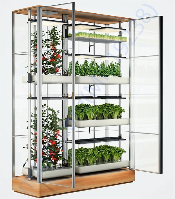 Design of small scale vertical farm