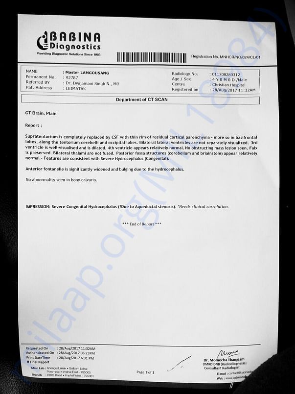 CT-Scan report