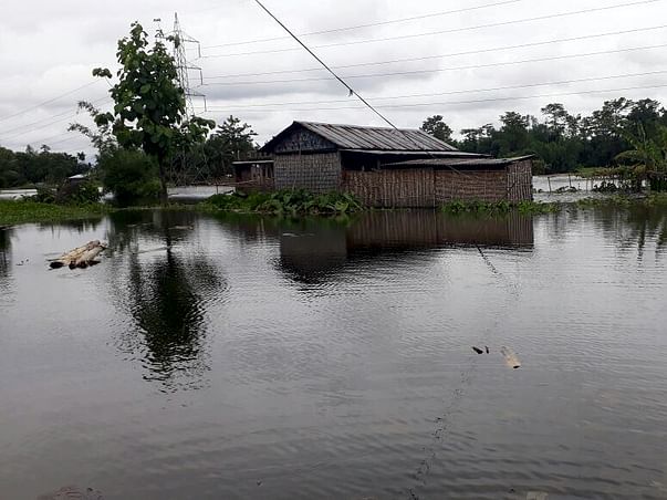 Help In A Medical And Flood Relief Camp For Flood Victims Of Rupkuria