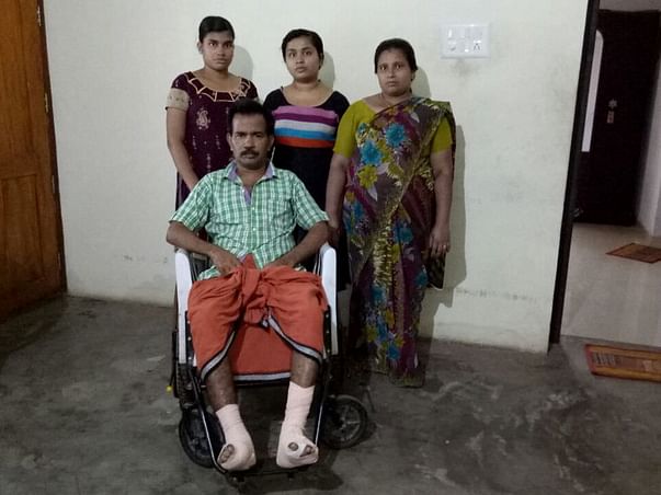 HELP MR PUSHKARAN AND FAMILY
