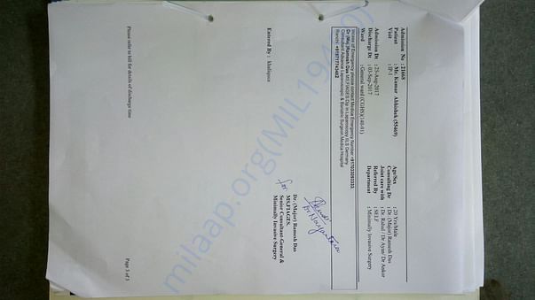 Prescription from Medica