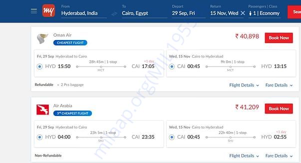 Flight tickets estimation