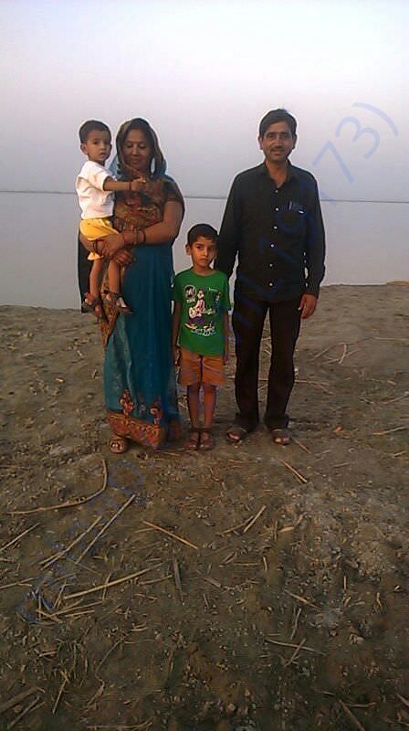 Ajay with his family 3 years back. No one thought this would happen.