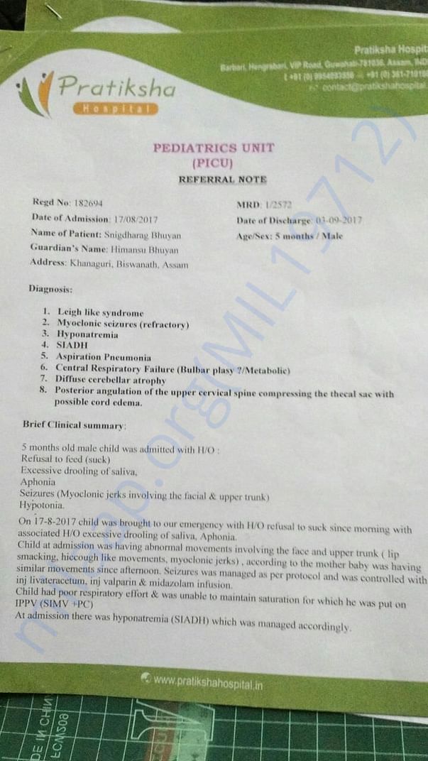 Referral Note