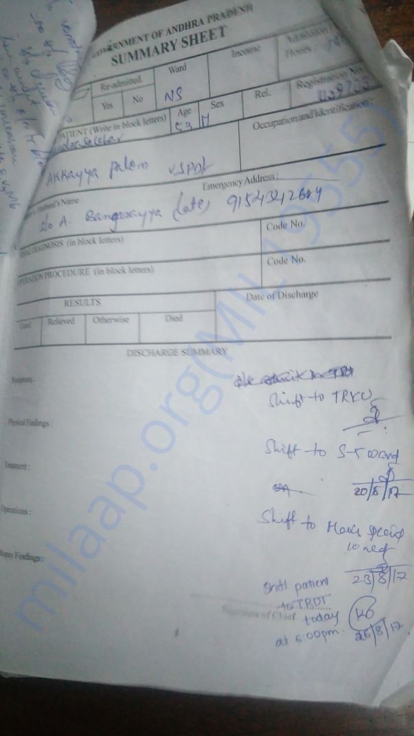 case sheet