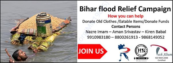 Bihar Flood Victims Campaign