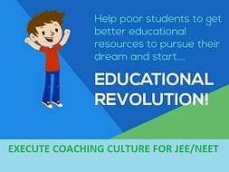 Help to provide education of JEE/NEET aspirants