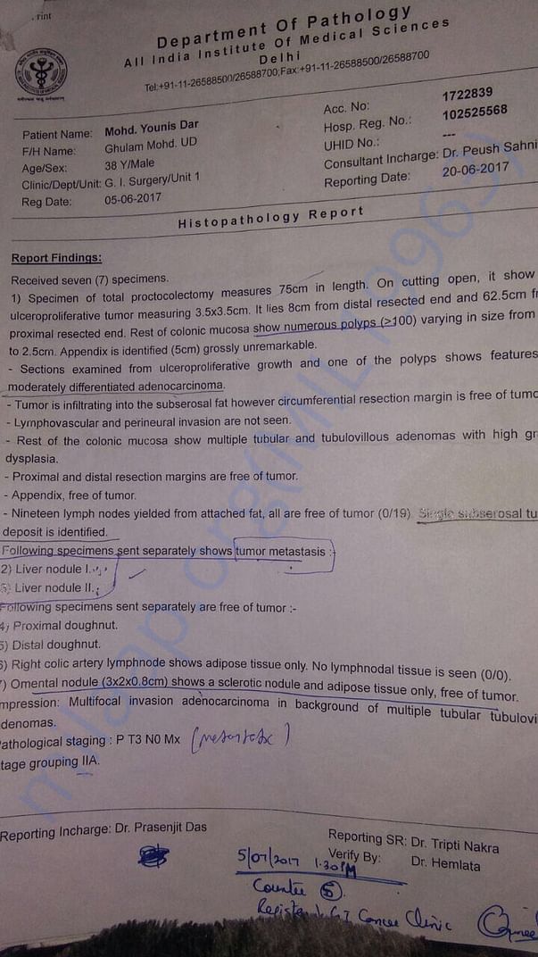 Prescriptions/reports