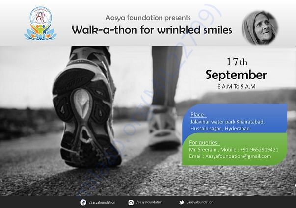 Walk for wrinkled smiles