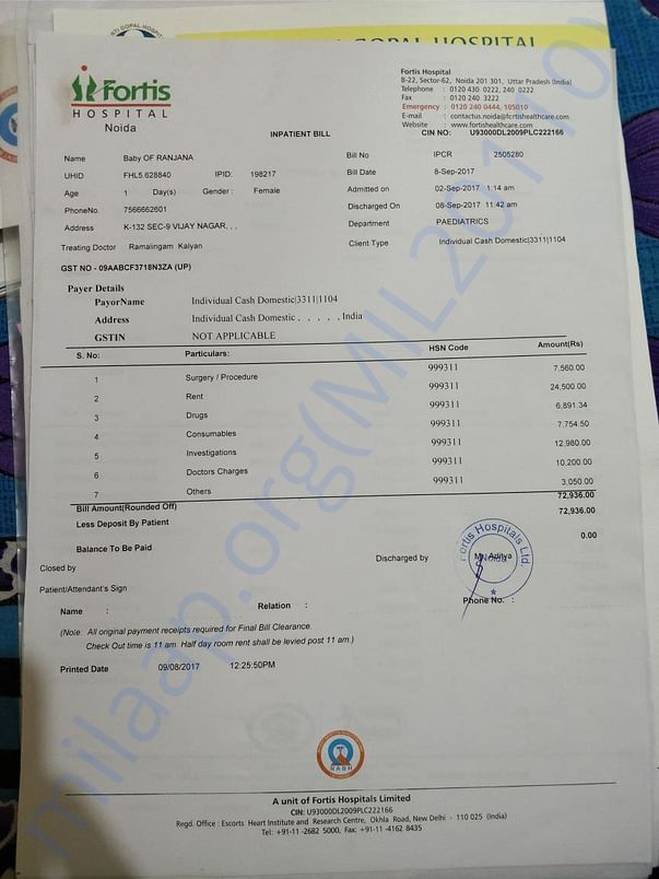 Medical expenses