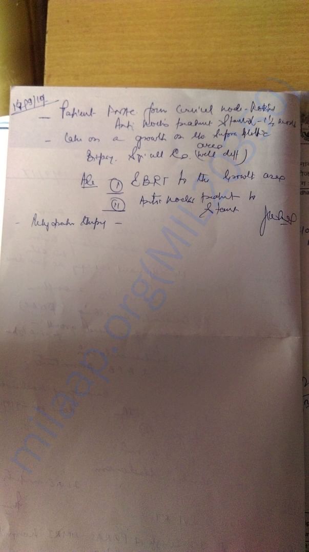 Doctor's notes