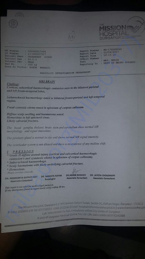MRI report