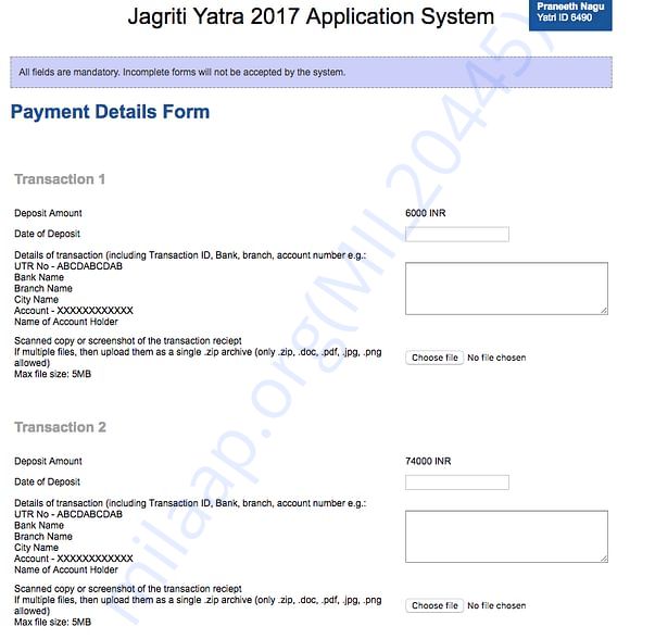 Payment Information