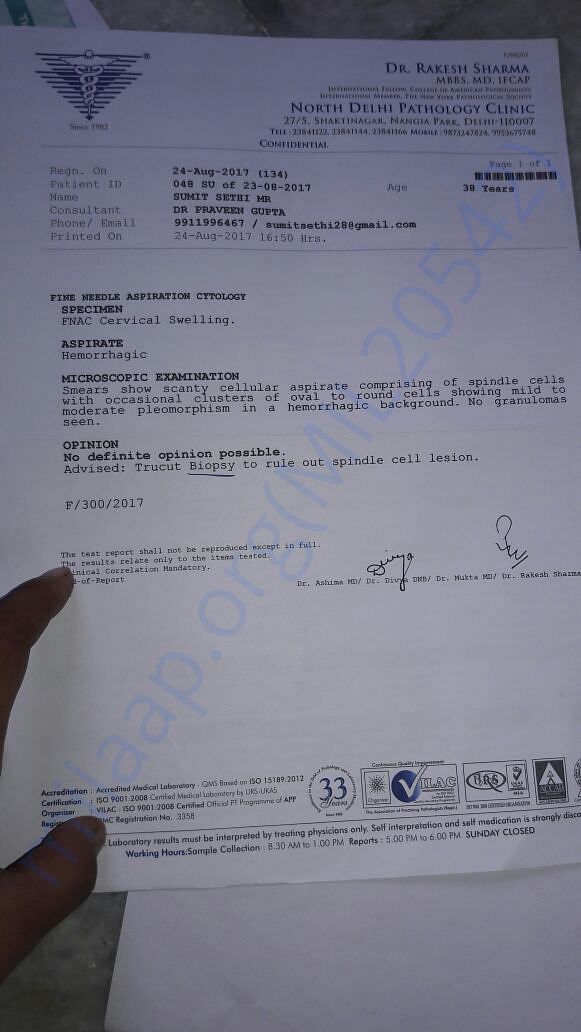 Cancer report