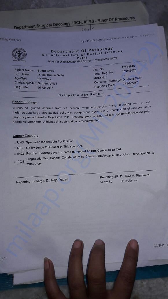 Cancer report