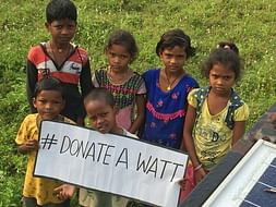 Donate a watt to Light Up 100 Homes .