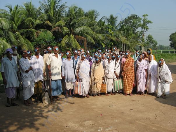 Our Beneficiary who are living in inaccessible Sundarban island are