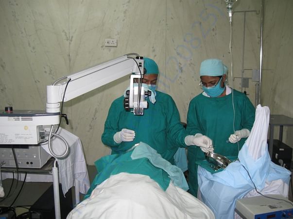 Poor and Curable Blind People now operated in our operation theater