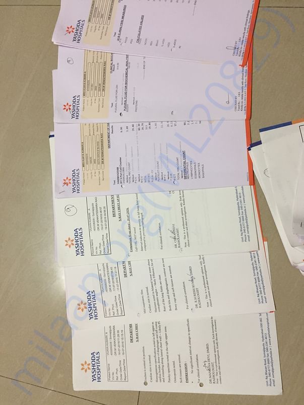 Reports While in Hospital-5