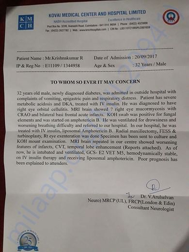 Medical Report Page 1