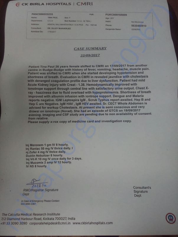 Case summary