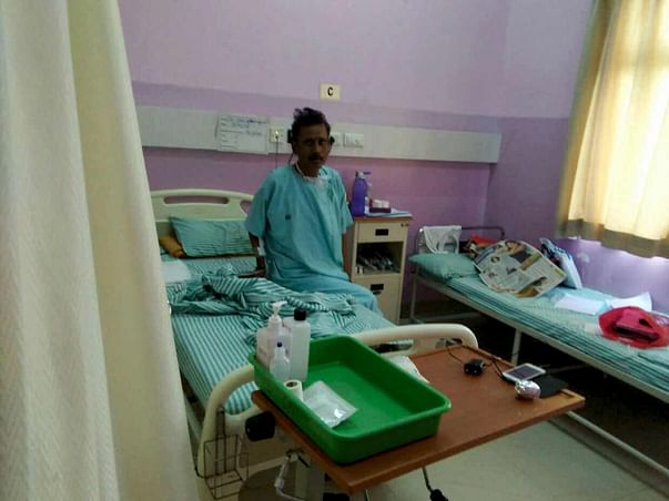 46-year-old Shivaputrappa suffers from blood cancer and he needs BMT