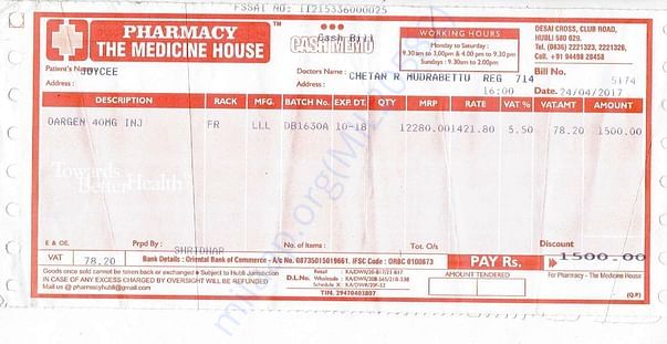 Medical Bills 1