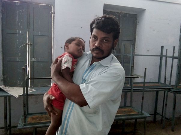 Two-year-old Muruganath urgently needs to undergo heart surgery
