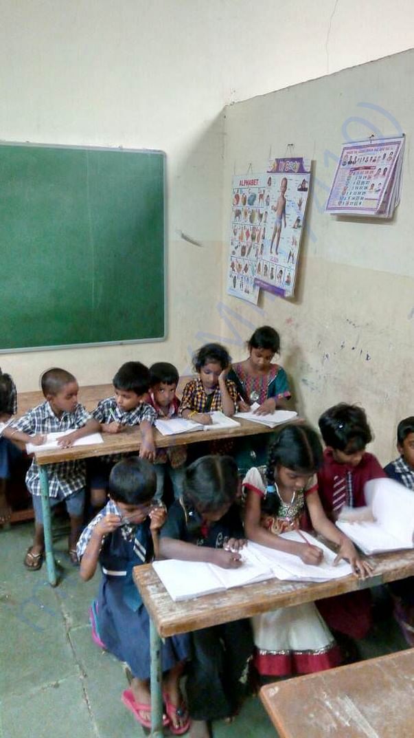 Students at the classroom