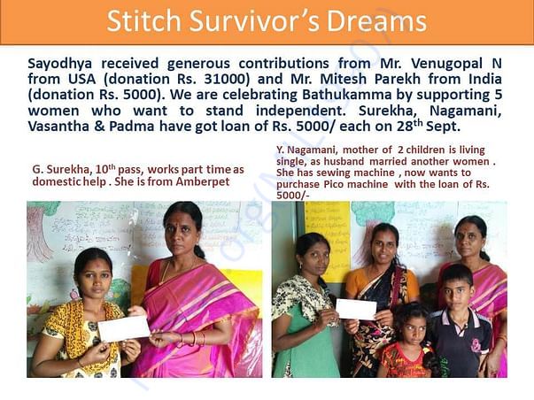 Bathukamma festival celebrations by giving away machines