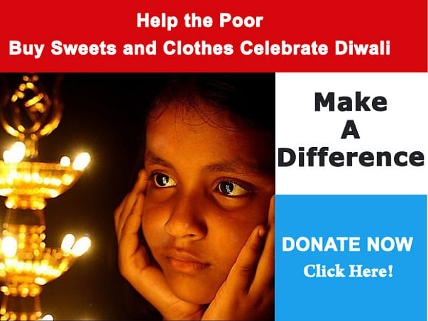 Help the underprivileged to Celebrate Diwali