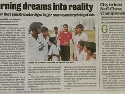 JCH Academy for underprivileged boys and girls, cricket coaching