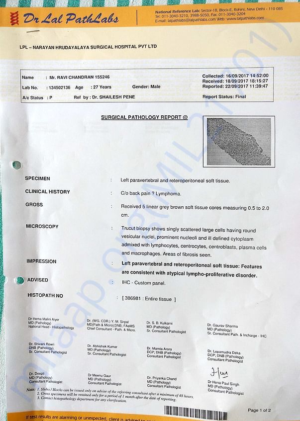 Biopsy report