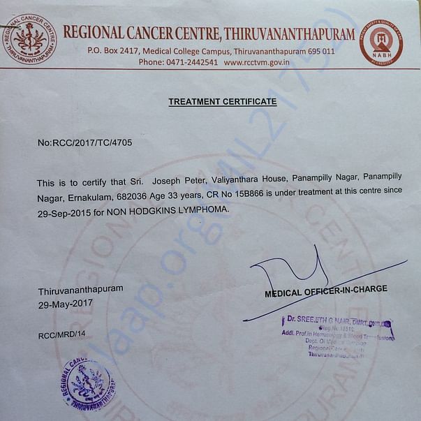 Medical certificate
