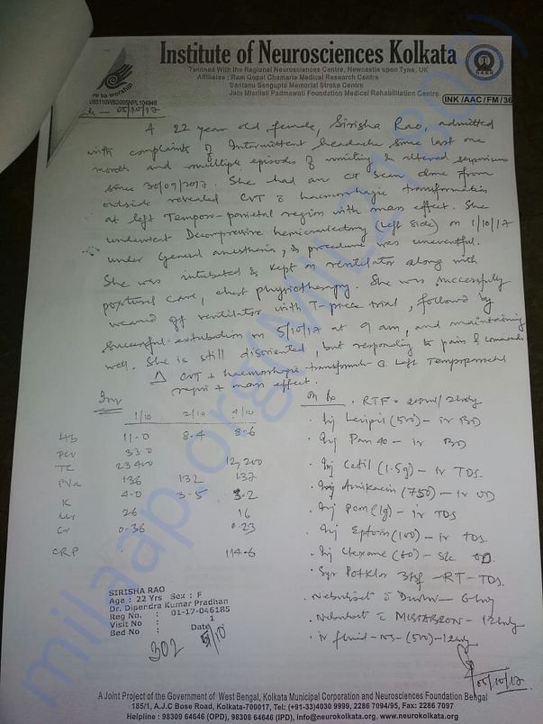 MEDICAL LETTER FROM DOCTOR