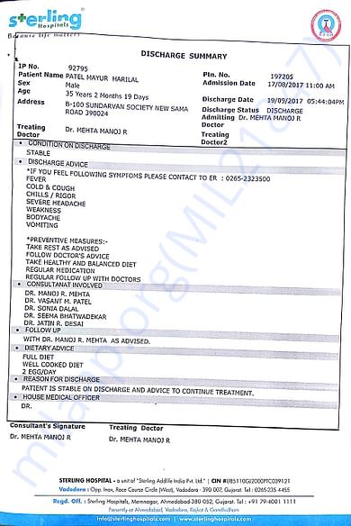 Medical statements page 5