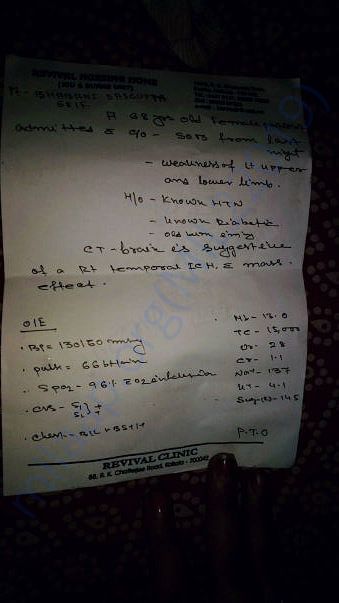 Brief of bhabani dasgupta 's treatment