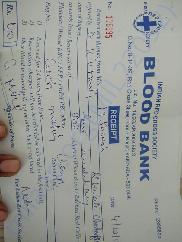 blood report
