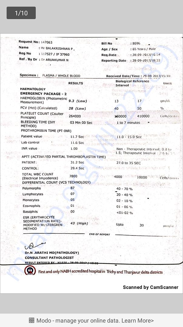 Medical report1