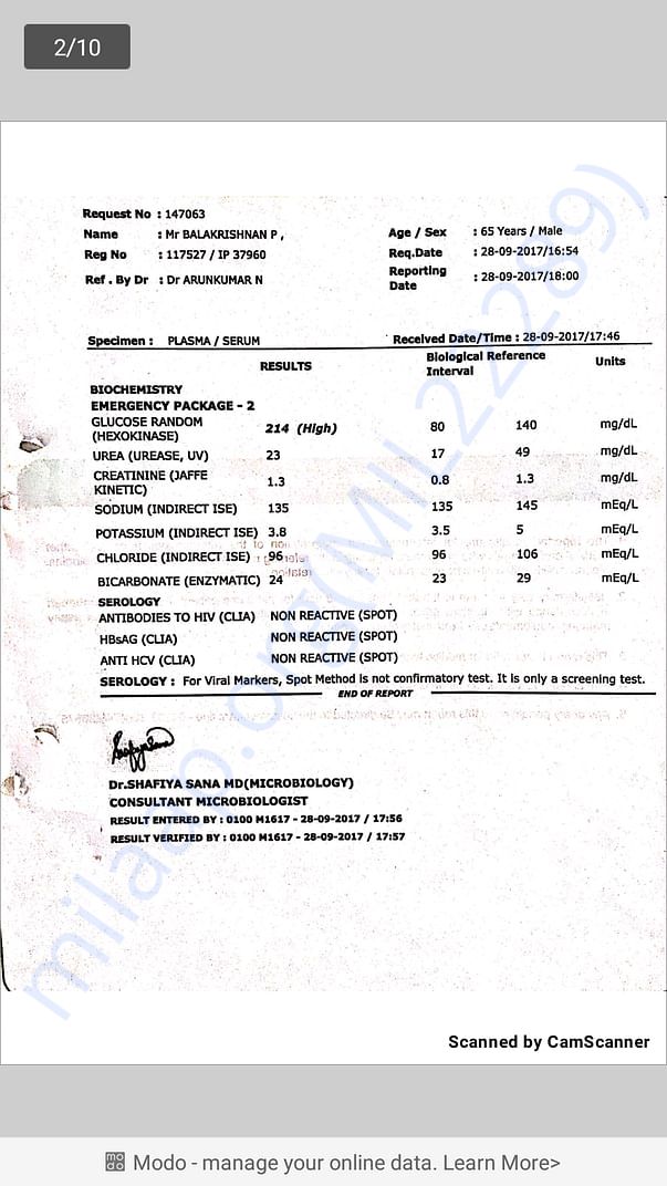 Medical report 2