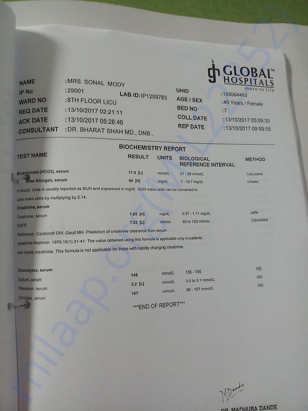 Creat report as on 13thoct