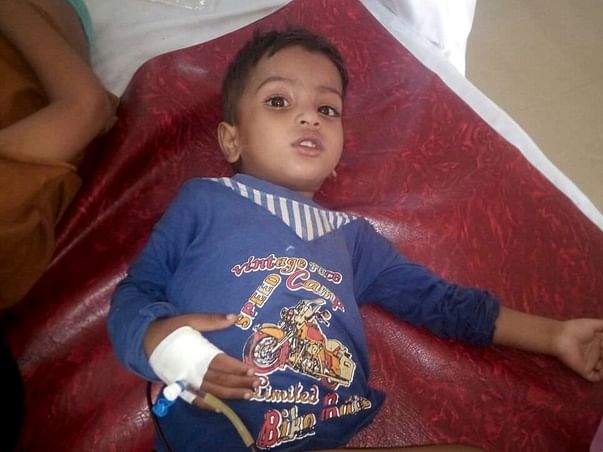 2-year-old Arfath is suffering and needs a Bone Marrow Trasnplant