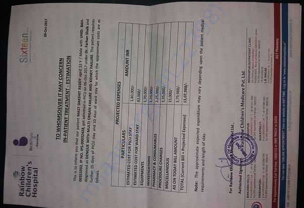 Treatment Estimation Document