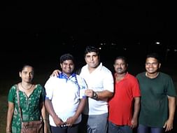 Help Master Vishal To Display His Shot Put Talent