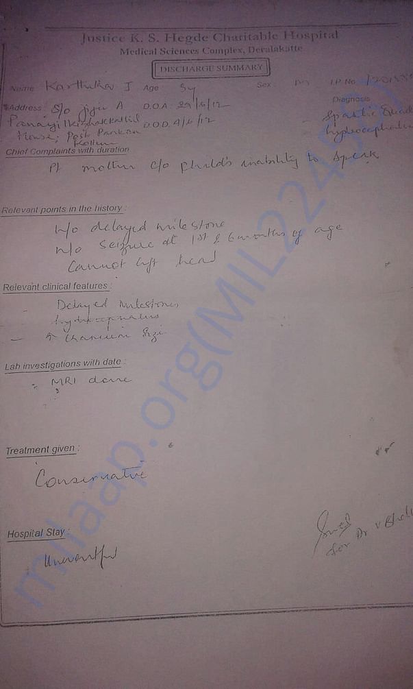 Discharge summary