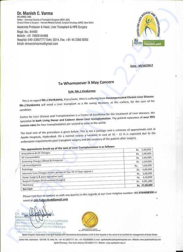 Hospital estimation
