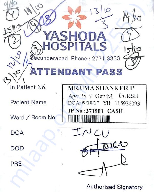 Patient id card