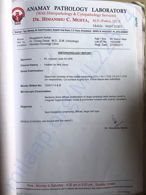 Biopsy report