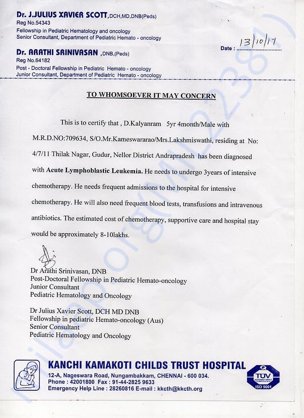 Acute lymphoblastic leukemia