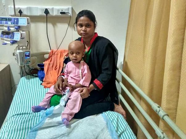 Help 1-year-old Ansh battle eye cancer
